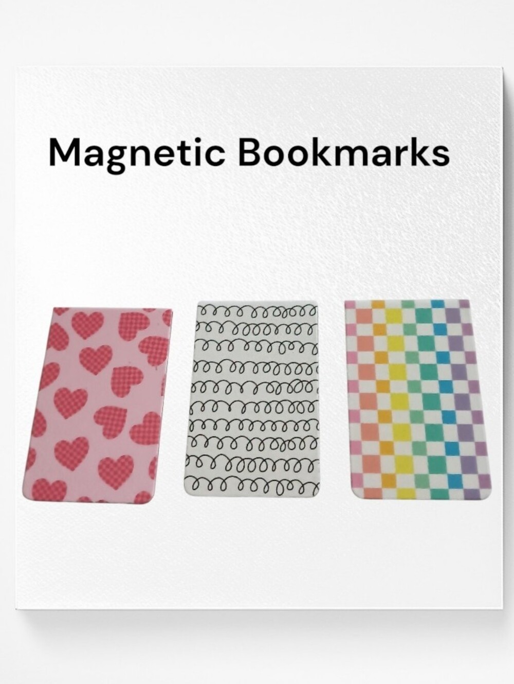 Hearts & Checkers Bookmarks
